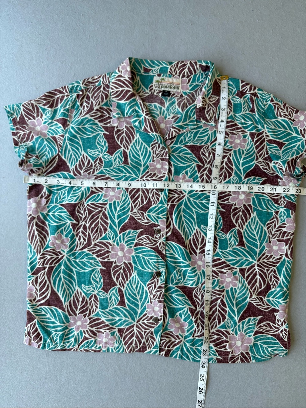 Patagonia Women's Lightweight Pataloha Shirt Sz 14 - Picture 5 of 7